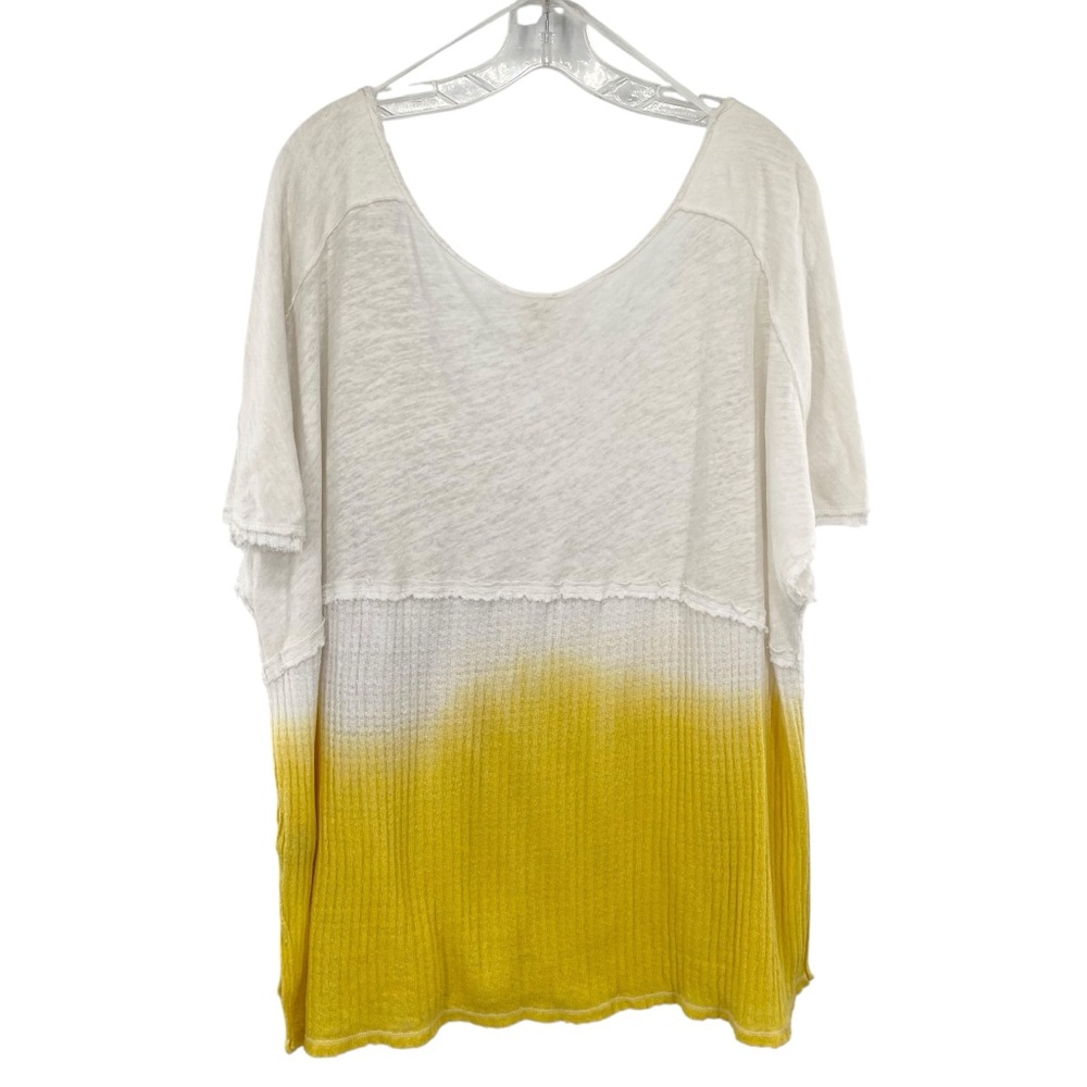 Free People We The Free Sun Dial Tee in Yellow - Picture 7 of 10